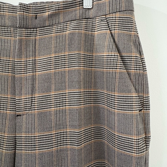 Plaid Wide Leg Women's Pants - Picture 2 of 7